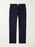 Sid Mashburn - Clift Slim-Fit Straight-Leg Stretch Jeans - Blue