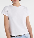 Agolde Adine cropped cotton jersey T-shirt