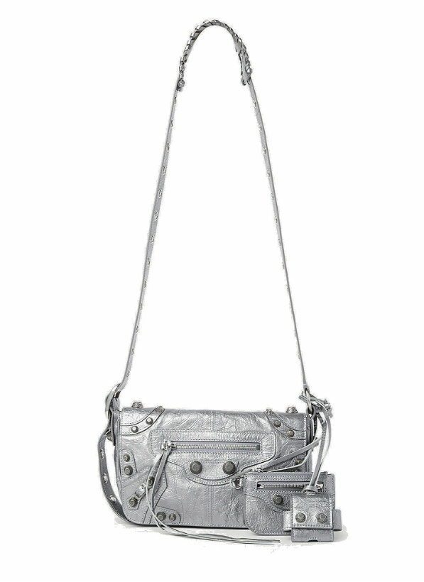 Photo: Balenciaga - Le Cagole Crossbody Bag in Silver
