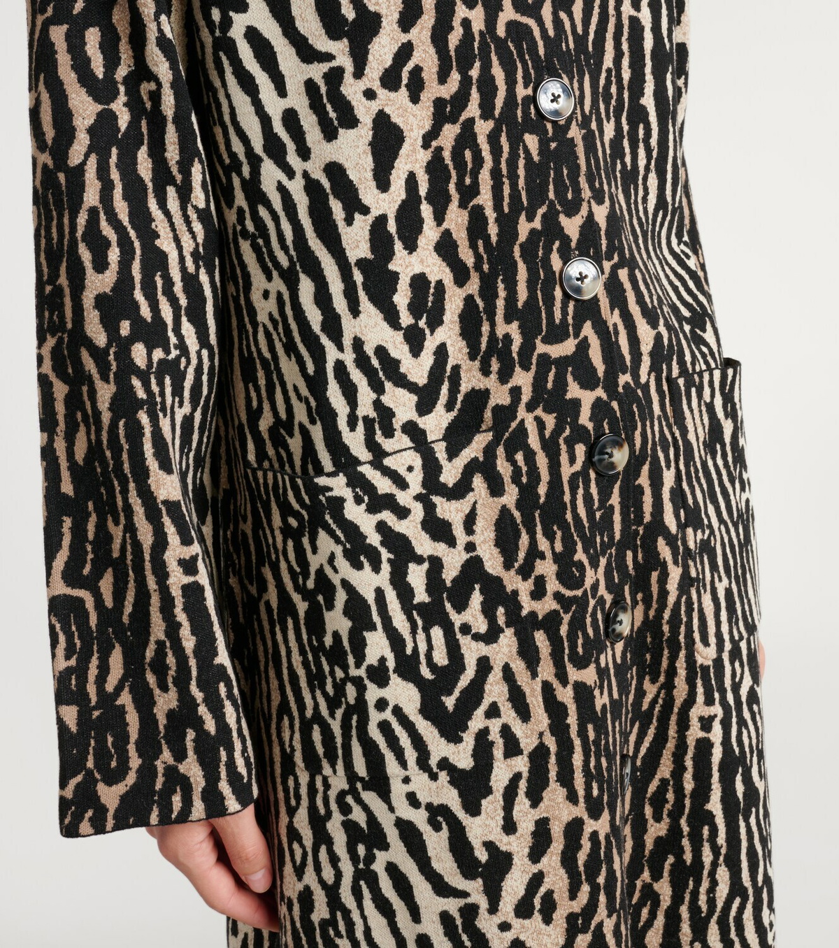 Rixo Jacoba jacquard coat