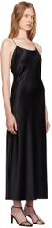 Nensi Dojaka Black Calvin Klein Edition Open Back Silk Maxi Dress