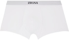 ZEGNA White Jacquard Boxer Briefs