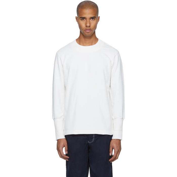 Photo: Comme des GarÃ§ons Shirt White French Terry Sweatshirt