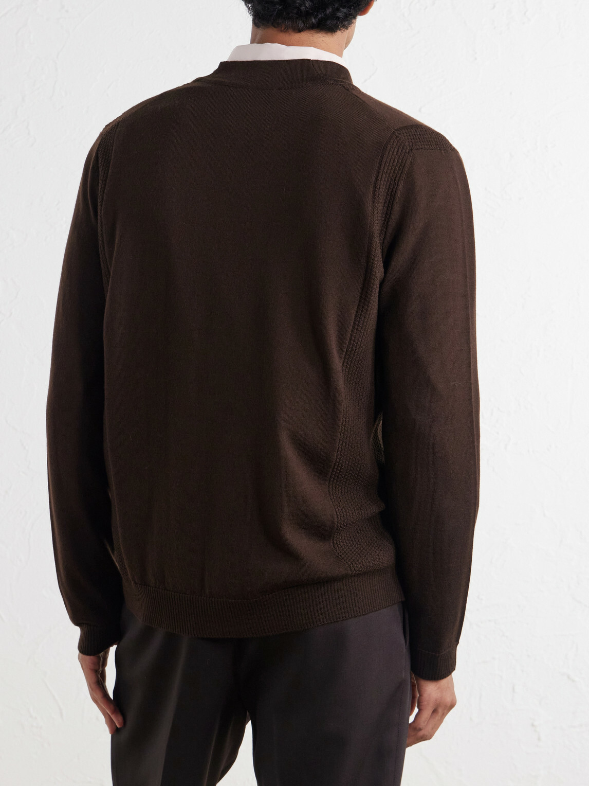 Altea - Virgin Wool Cardigan - Brown
