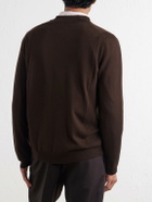 Altea - Virgin Wool Cardigan - Brown