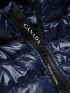 CANADA GOOSE - Crofton Slim-Fit Recycled Nylon-Ripstop Hooded Down Jacket - Blue