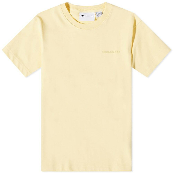 Photo: Adidas x Pharrell Williams Premium Basics T-Shirt in Almost Yellow