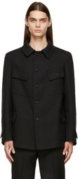 Maison Margiela Black Wool Kaban Jacket