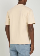 Moncler Grenoble Denim-pocket Logo Cotton T-shirt White