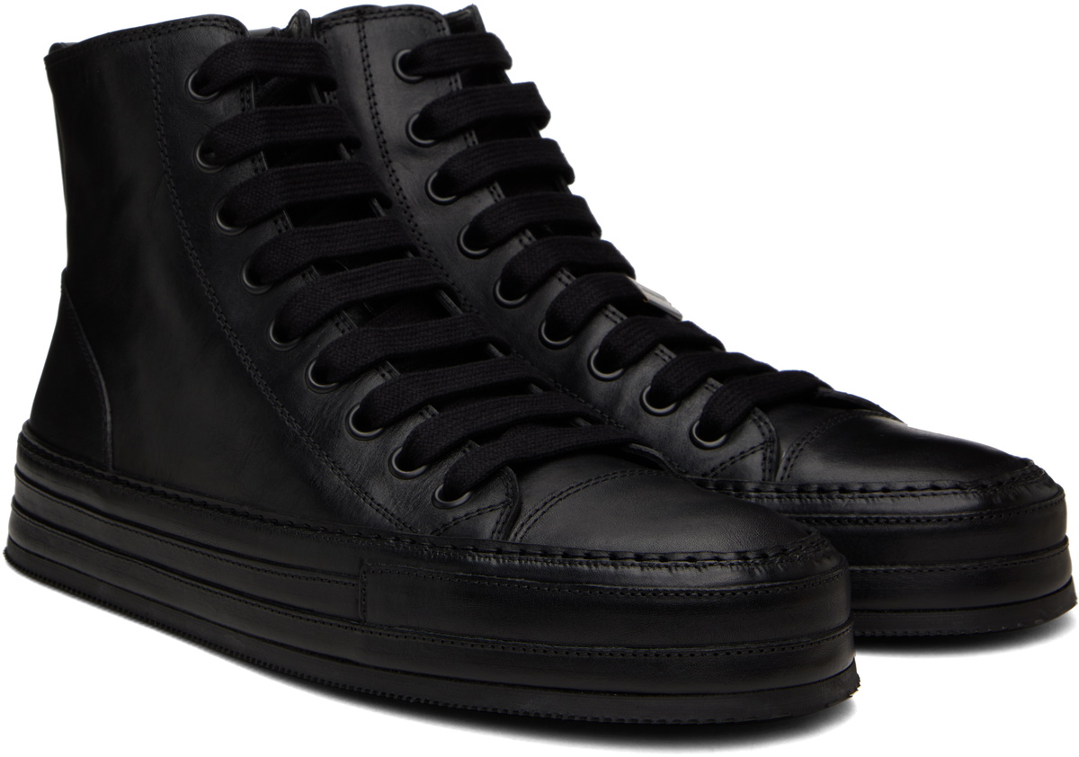 Ann Demeulemeester Black Raven Sneakers Ann Demeulemeester