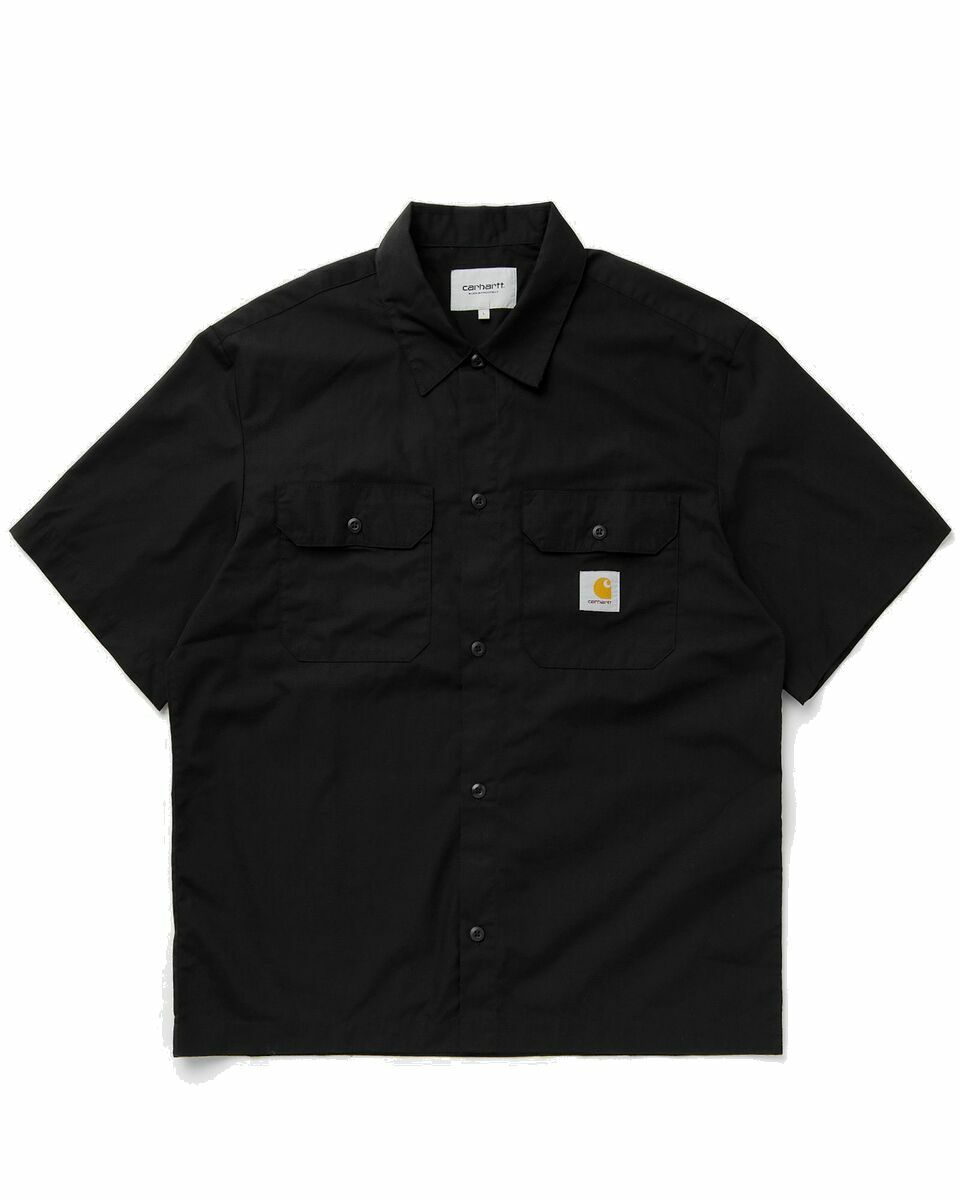 Photo: Carhartt Wip S/S Craft Shirt Black - Mens - Shortsleeves