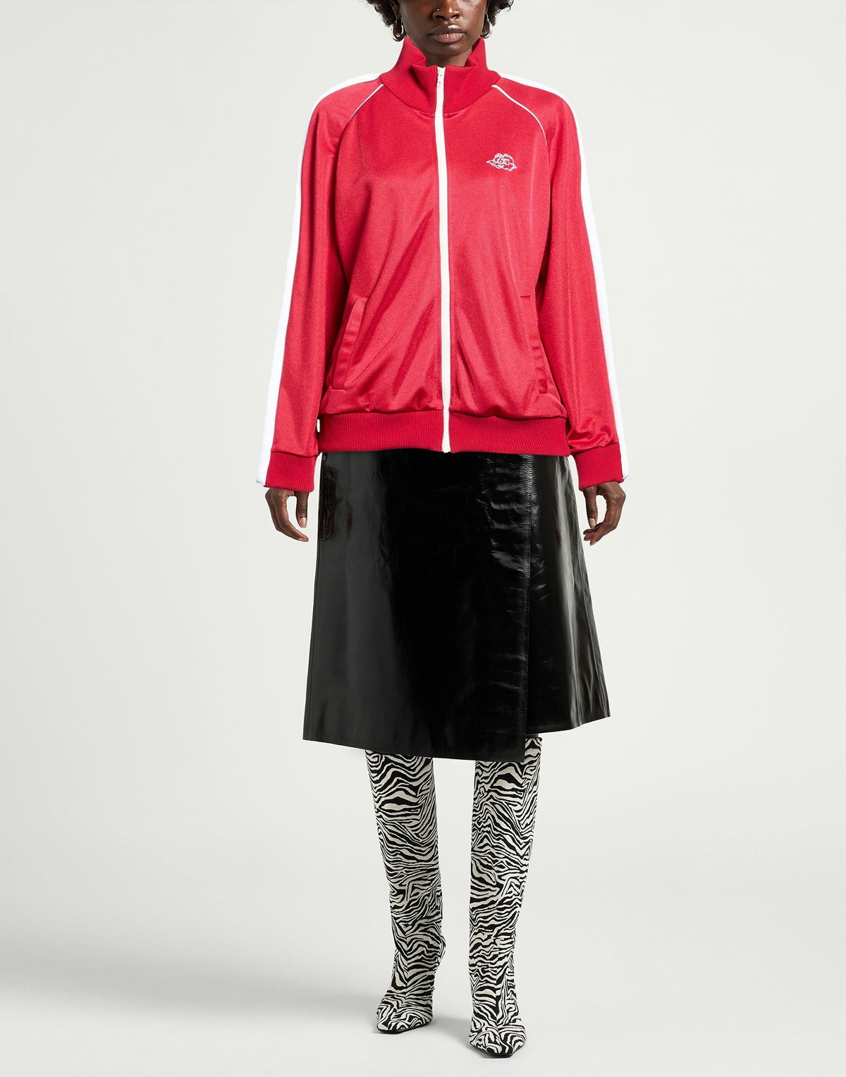 Fiorucci Womens Sweatshirt in Red