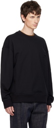 WOOYOUNGMI Black City Graphic Sweatshirt
