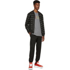 McQ Alexander McQueen Black Casual Blouson Sweater