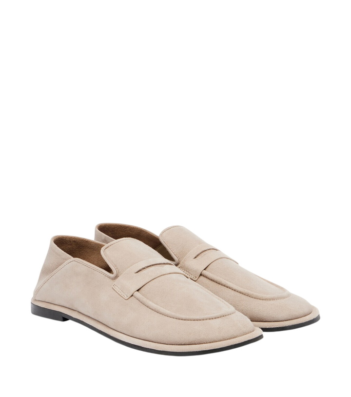 Photo: A.Emery Clarence suede penny loafers