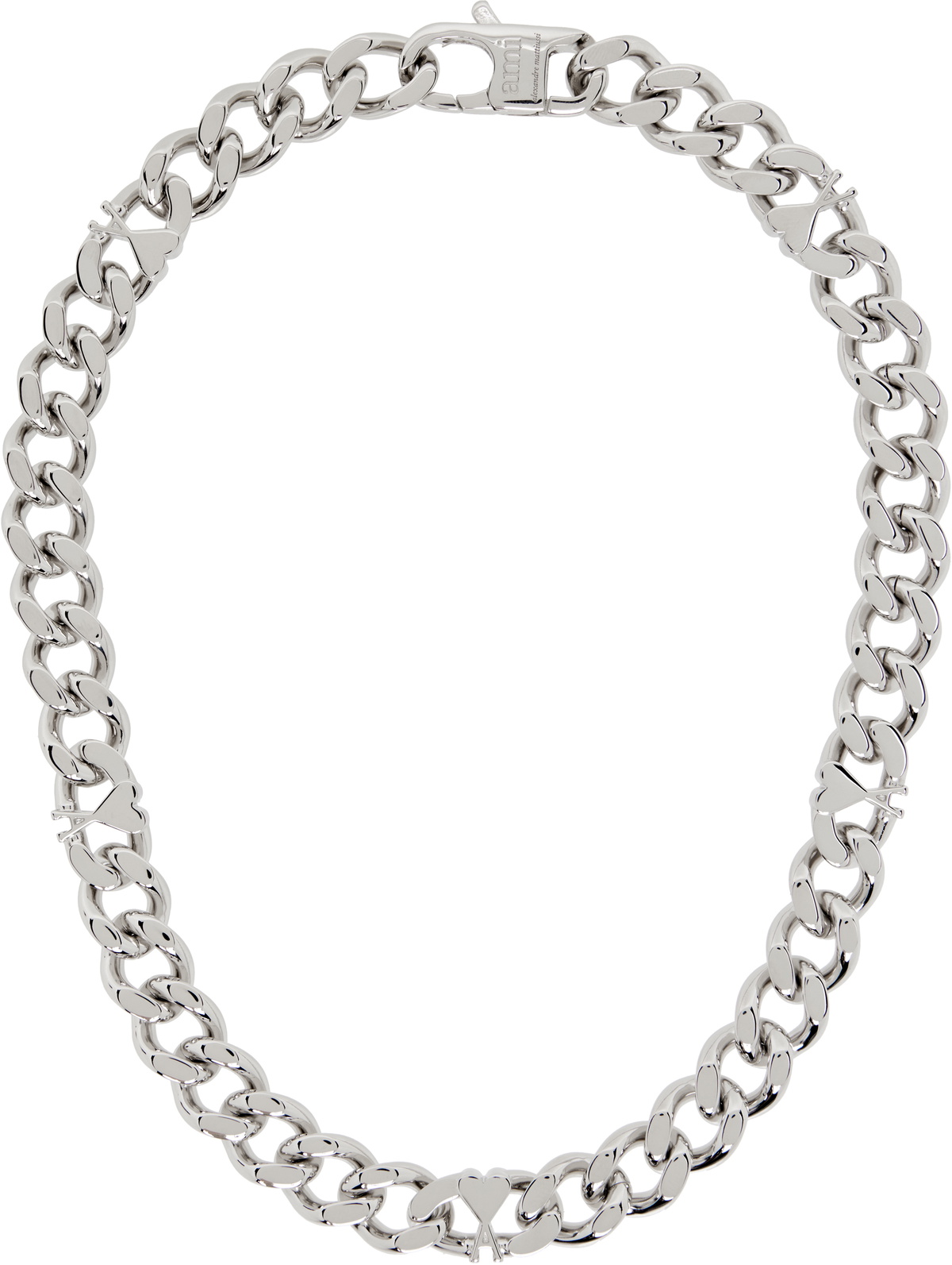 AMI Paris Ami de Coeur Chain Necklace