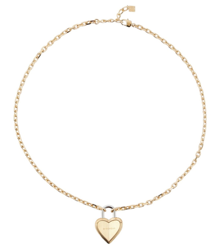 Photo: Givenchy Heart Lock pendant necklace