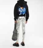 JW Anderson - x Run Hany printed cotton hoodie