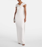 Roland Mouret Bridal asymmetric cady gown