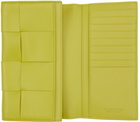 Bottega Veneta Yellow Intrecciato Continental Wallet