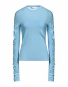 Cedric Charlier Womens Sweater Sky in Blue