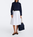 Prada Suede Mary Jane flats