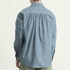 FrizmWORKS Men's Kuroki Chambray Work Shirt in Washed Blue
