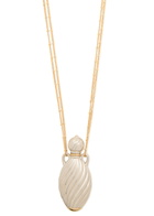 Chloe Chloé Mirror Two-tone Pendant Necklace - Gold - One Size