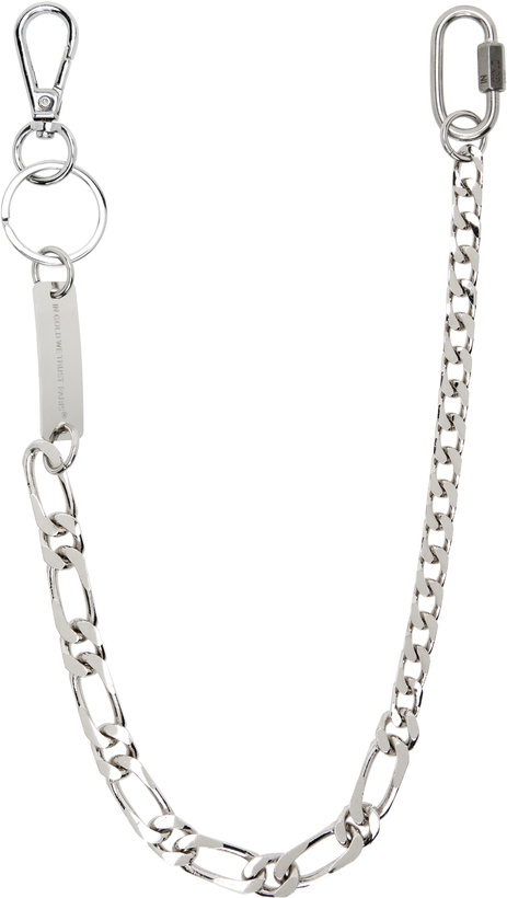 Photo: IN GOLD WE TRUST PARIS SSENSE Exclusive Silver Pants Chain