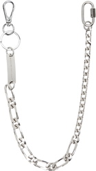 IN GOLD WE TRUST PARIS SSENSE Exclusive Silver Pants Chain