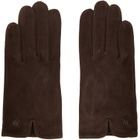 Handsome Stockholm Brown Essentials Suede Gloves