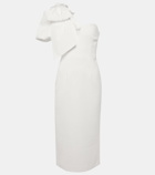 Rebecca Vallance Bridal Bon Ami bow-detail midi dress
