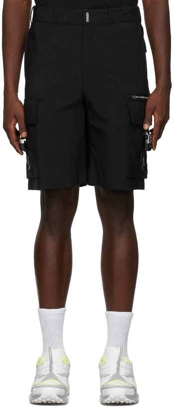 Photo: Givenchy Black Cargo Shorts
