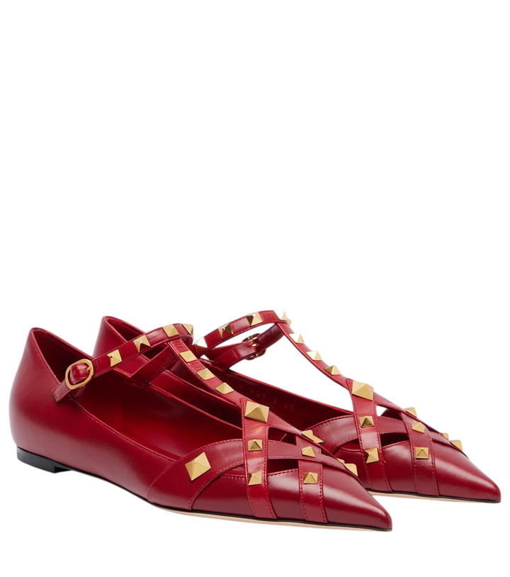 Photo: Valentino Garavani Studdy leather ballet flats