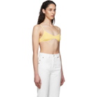 Jacquemus Yellow Le Bandeau Valensole Bra