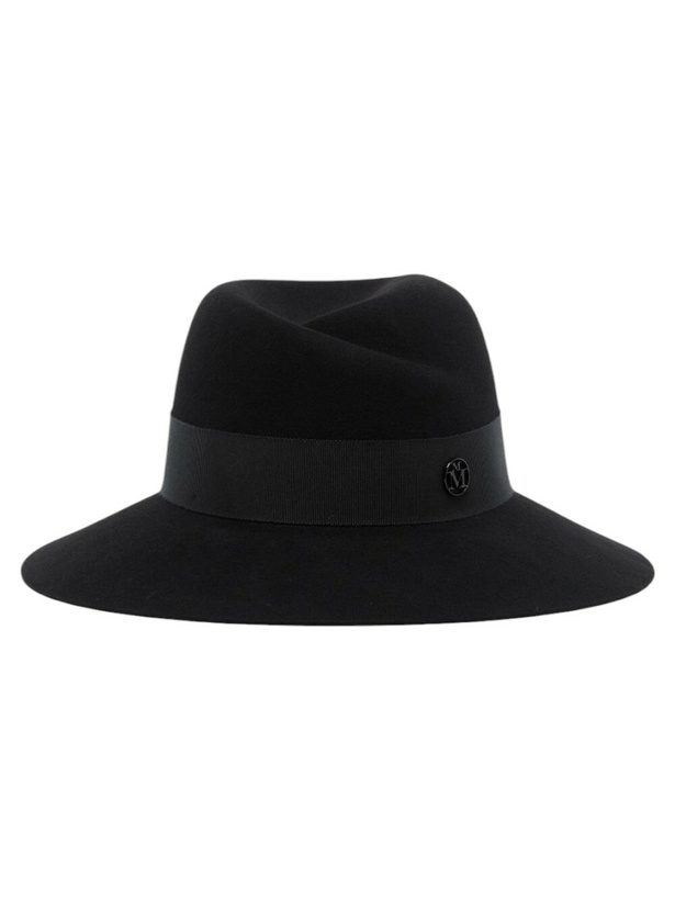 Photo: Maison Michel Black Virginie Fedora Hat
