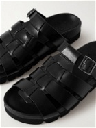 Grenson - David Leather Sandals - Black