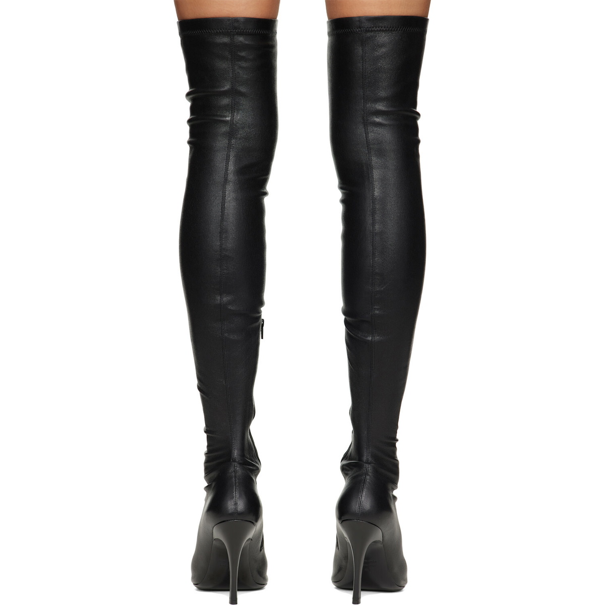 Balenciaga Black Poulaine Tall Boots