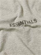 FEAR OF GOD ESSENTIALS - Logo-Print Cotton-Jersey T-Shirt - Gray