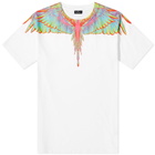 Marcelo Burlon Fluo Wings Shoulder Tee