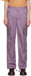 Jacquemus Purple Le Raphia 'Le Cargo Marrone' Cargo Pants