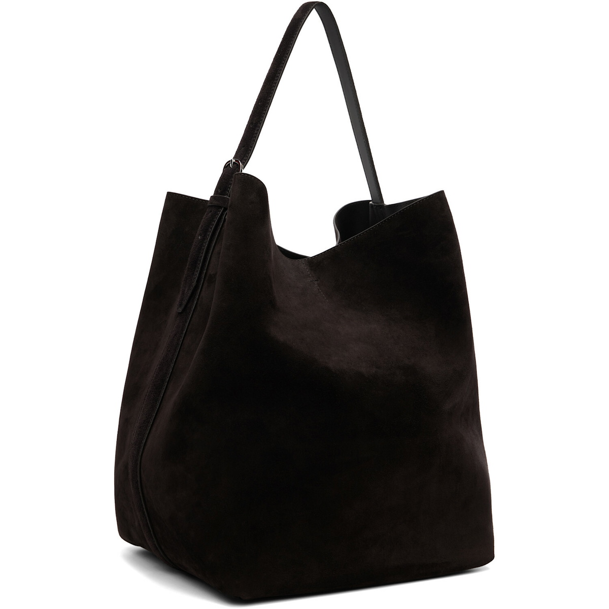 TOTEME Brown Belted Suede Tote