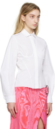 Marques Almeida White Corset Shirt