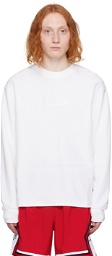 Nike Jordan White MVP Statement Long Sleeve T-Shirt