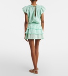 Melissa Odabash Jess embroidered cotton minidress