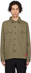 Hugo Green Oversized Shirt