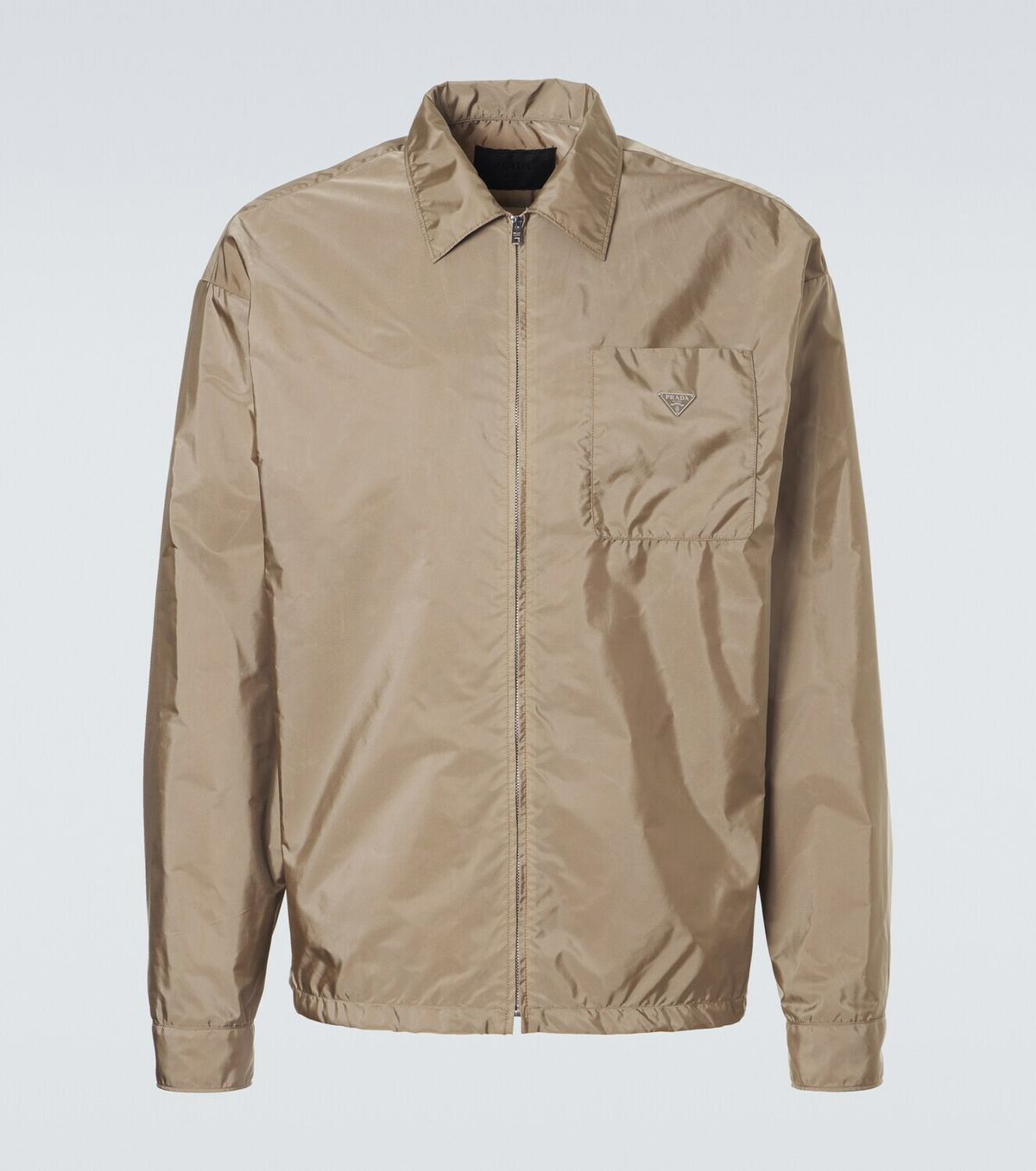 Prada Re-Nylon zip-up shirt