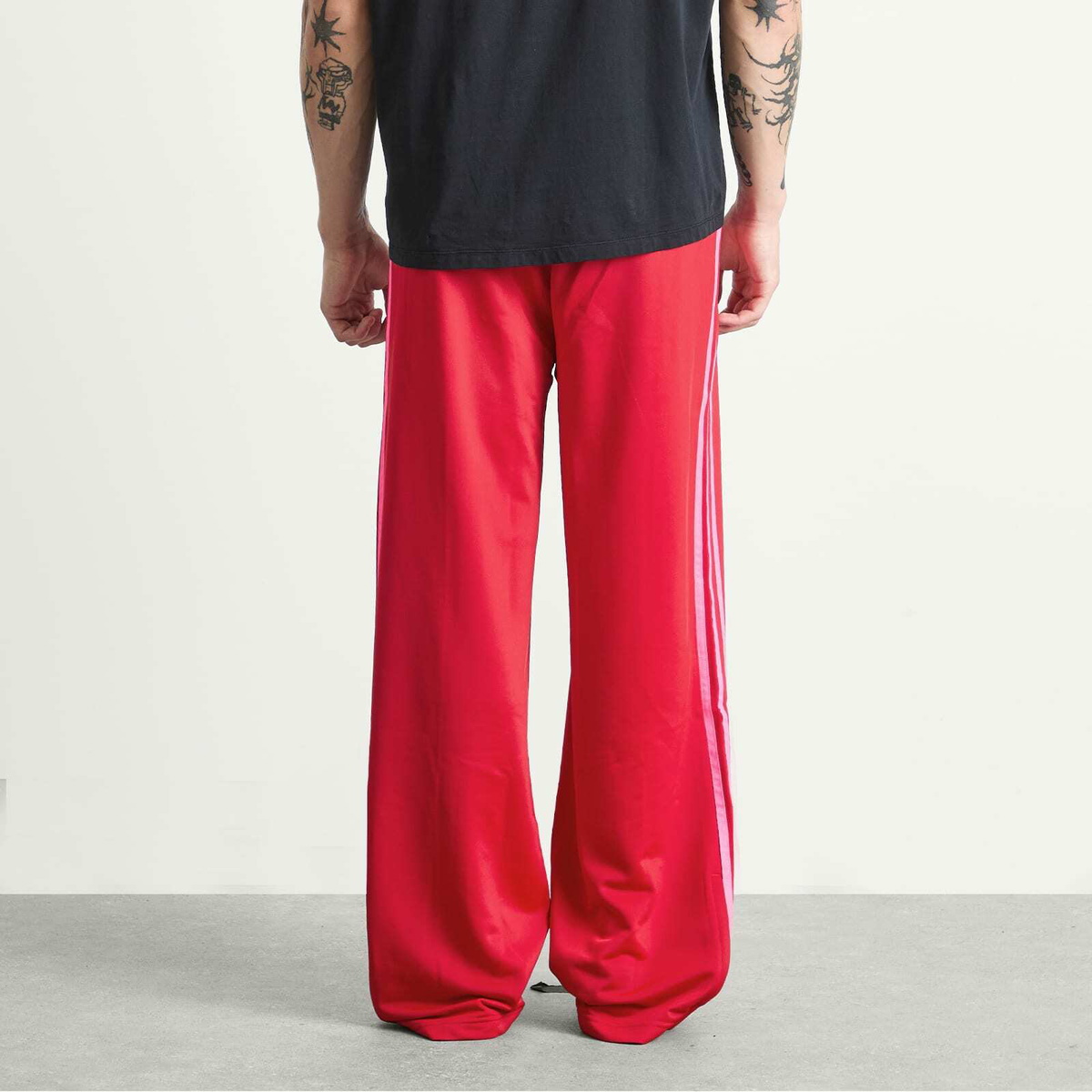 Adidas Men's Firebird Track Pants in Red
