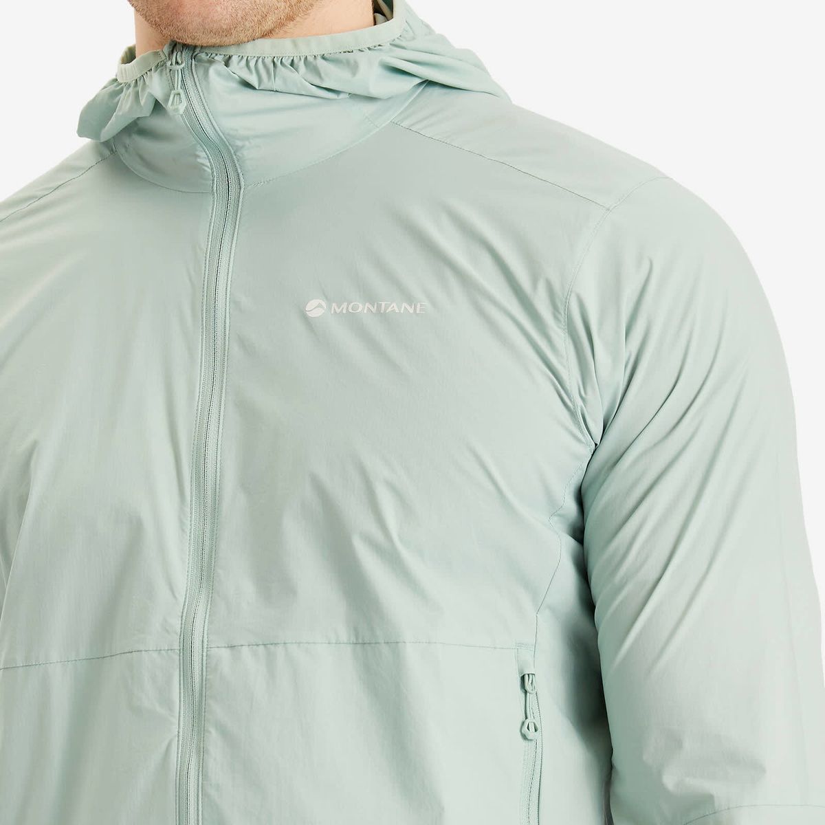 Montane Men's Featherlite Hoodie in Sea Mist