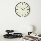 Newgate Clocks Radio City Bowery Dial Wall Clock in Black